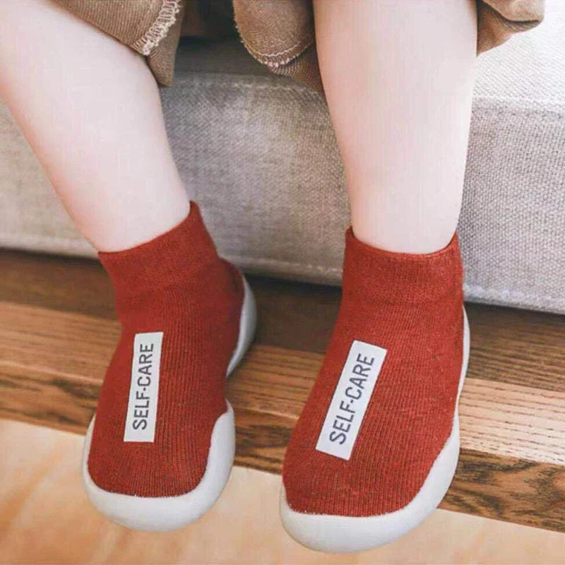 Cotton Cloud Kickers™ — Premium Cotton Anti-Slip Kids Socks